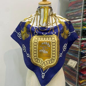 Vintage Hermes Cliquetis Silk Scarf Hermes Square Scarf Vintage Hermes Silk Scarf Hermes Square Scarf Vintage Hermes