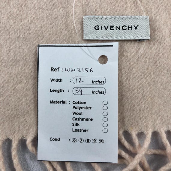 Vintage Givenchy Scarf Muffler Winter Neck Muffler Multicolor