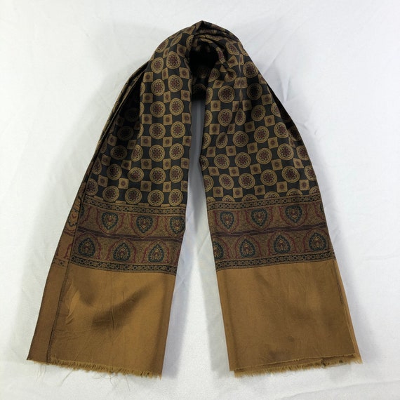 Buy Vintage Silk Scarf, Twill Silk Scarf, Vintage Silk Muffler