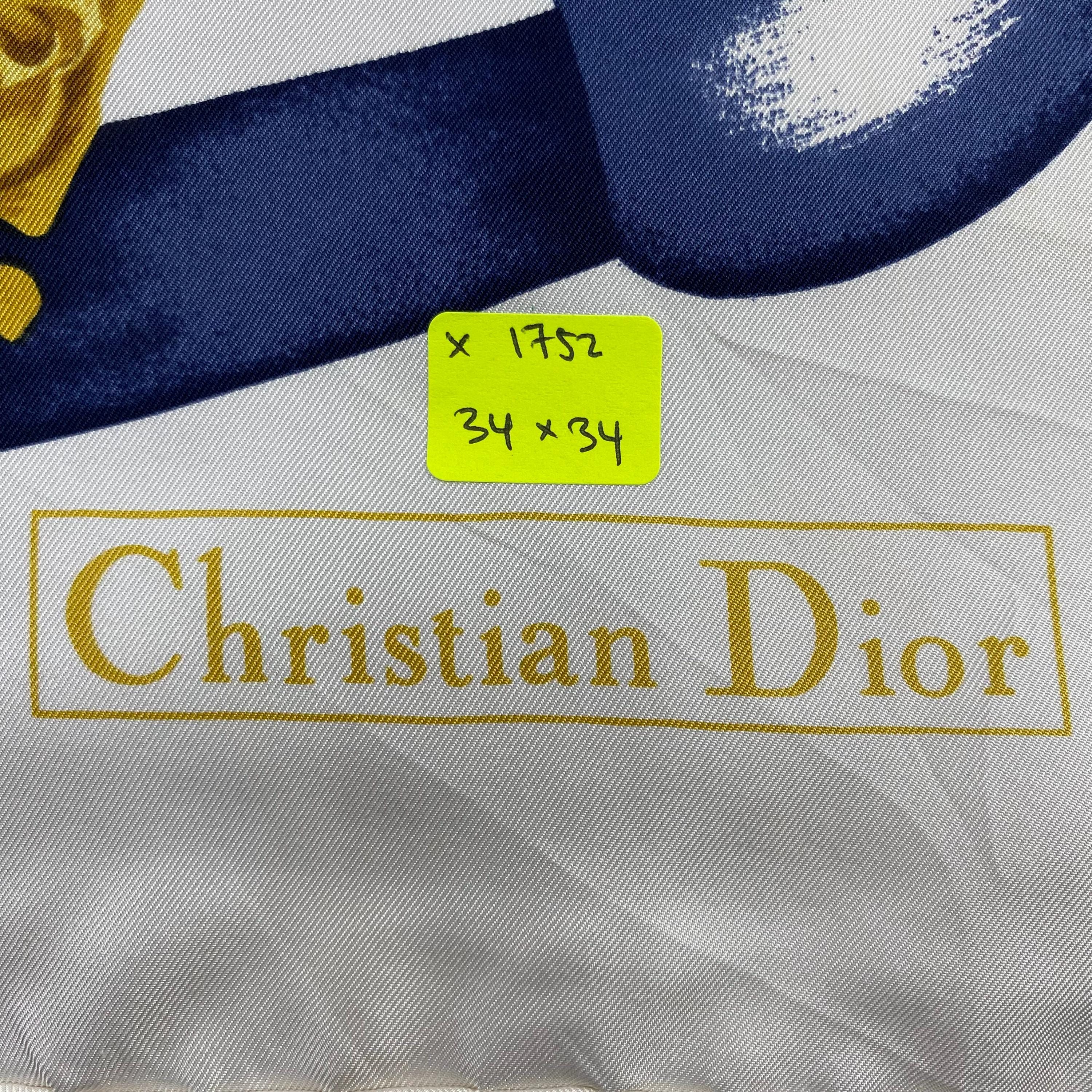 Vintage Christian Dior Silk Scarf Christian Dior Shawl Dior Silk