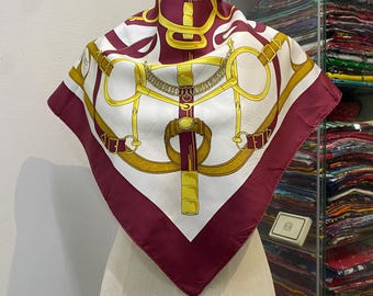 ヴィンテージ エルメス 占星術 DIES ET HORE シルクスカーフ エルメス