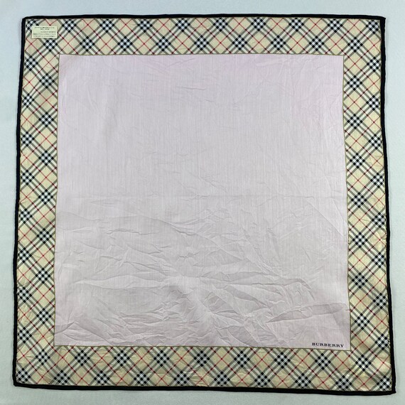 Vintage Burberry Handkerchief,  Burberry Bandana,… - image 1