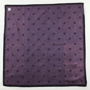 Vintage Dior Handkerchief, Dior Bandana, Vintage Dior Pocket Square, Christian Dior Handkerchief, Vintage Dior Neck Scarf