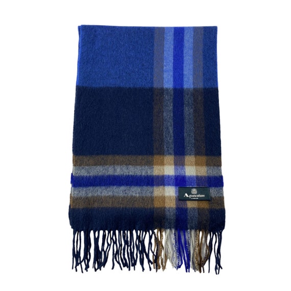 Vintage Aquascutum Scarf Muffler Aquascutum Check… - image 2