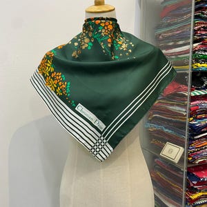 Vintage Christian Dior Silk Scarf Christian Dior Shawl Dior Silk Muffler Christian Dior Silk Head Scarf Vintage Dior Scarf Dior Neck Scarf