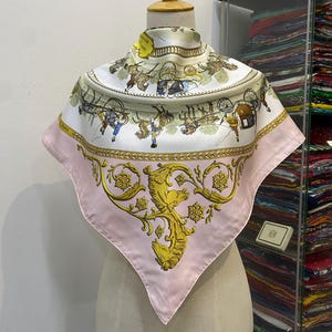 ヴィンテージ エルメス ラ プロムナード ドゥ ロンシャン シルク
