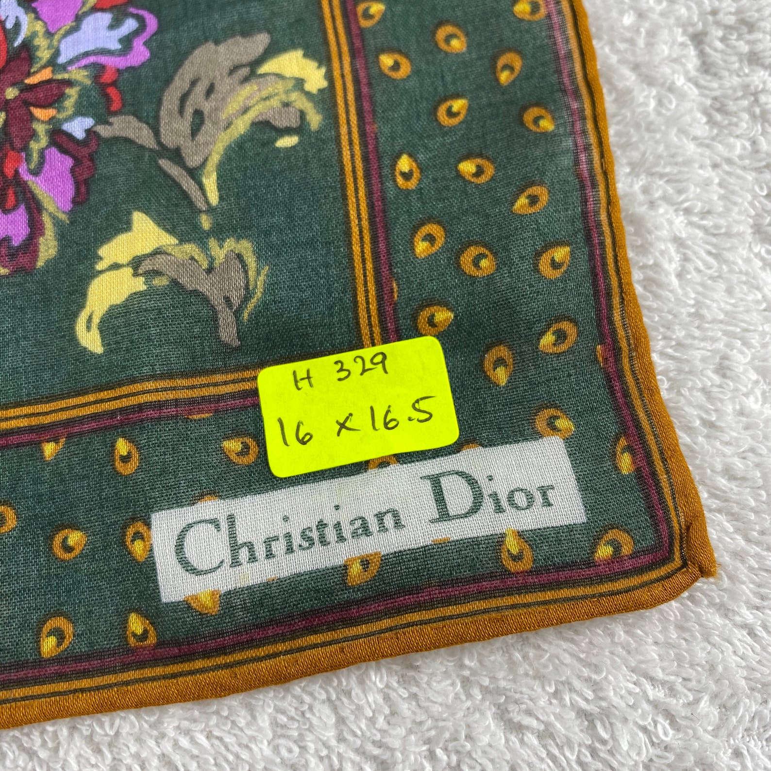 Vintage Christian Dior Handkerchief Dior Scarves Dior Pocket | Etsy