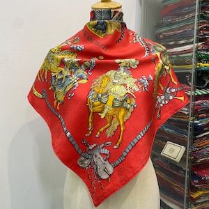 Vintage Hermes Les Fetes du Roi Soleil Silk Scarf  Hermes Silk Scarf Vintage Hermes Foulards Hermes Square Scarf Vintage Hermes Shawl