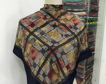 Vintage Givenchy zijden sjaal Givenchy nek sjaal Givenchy zijden sjaal Givenchy groot logo Givenchy nekwarmer Givenchy zijden sjaal