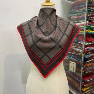 Vintage Givenchy Silk Scarf Givenchy Neck Scarf Givenchy Silk Muffler Givenchy Big Logo Givenchy Neck Warmer Givenchy Silk Shawl