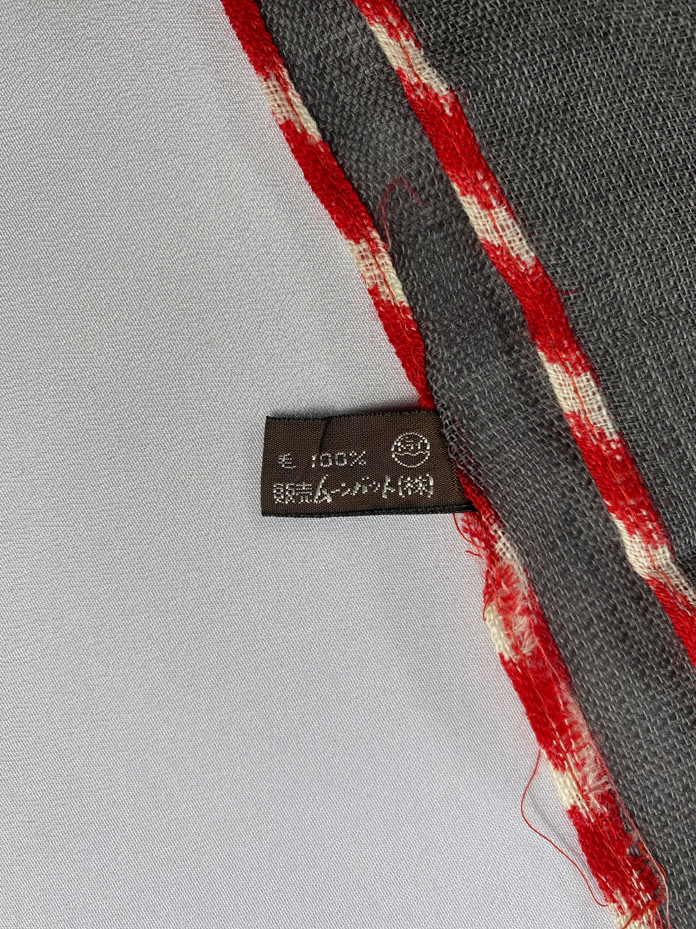 イッセイミヤケ　ISSEY MIYAKE　スカーフ　絹　初期　ヴィンテージ Vintage Issey Miyake Scarf, Issey Miyake Neckerchief, Vintage