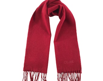 ヴィンテージ セリーヌ スカーフ セリーヌ マフラー セリーヌ ウール