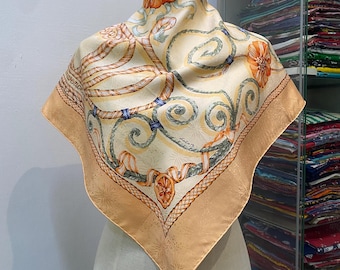 Hermes Silk Scarf Carre 90 
