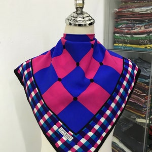 Vintage Givenchy Silk Scarf Givenchy Neck Scarf Givenchy Silk Muffler Givenchy Big Logo Givenchy Neck Warmer Givenchy Silk Shawl