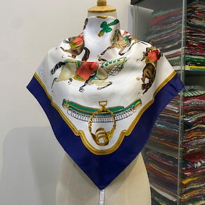 Vintage Hermes Reprise Silk Scarf Hermes Square Scarf Vintage Hermes Silk Scarf Hermes Square Scarf Vintage Hermes