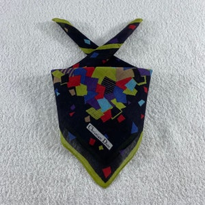 Vintage Dior Handkerchief, Dior Bandana, Vintage Dior Pocket Square, Christian Dior Handkerchief, Vintage Dior Neck Scarf