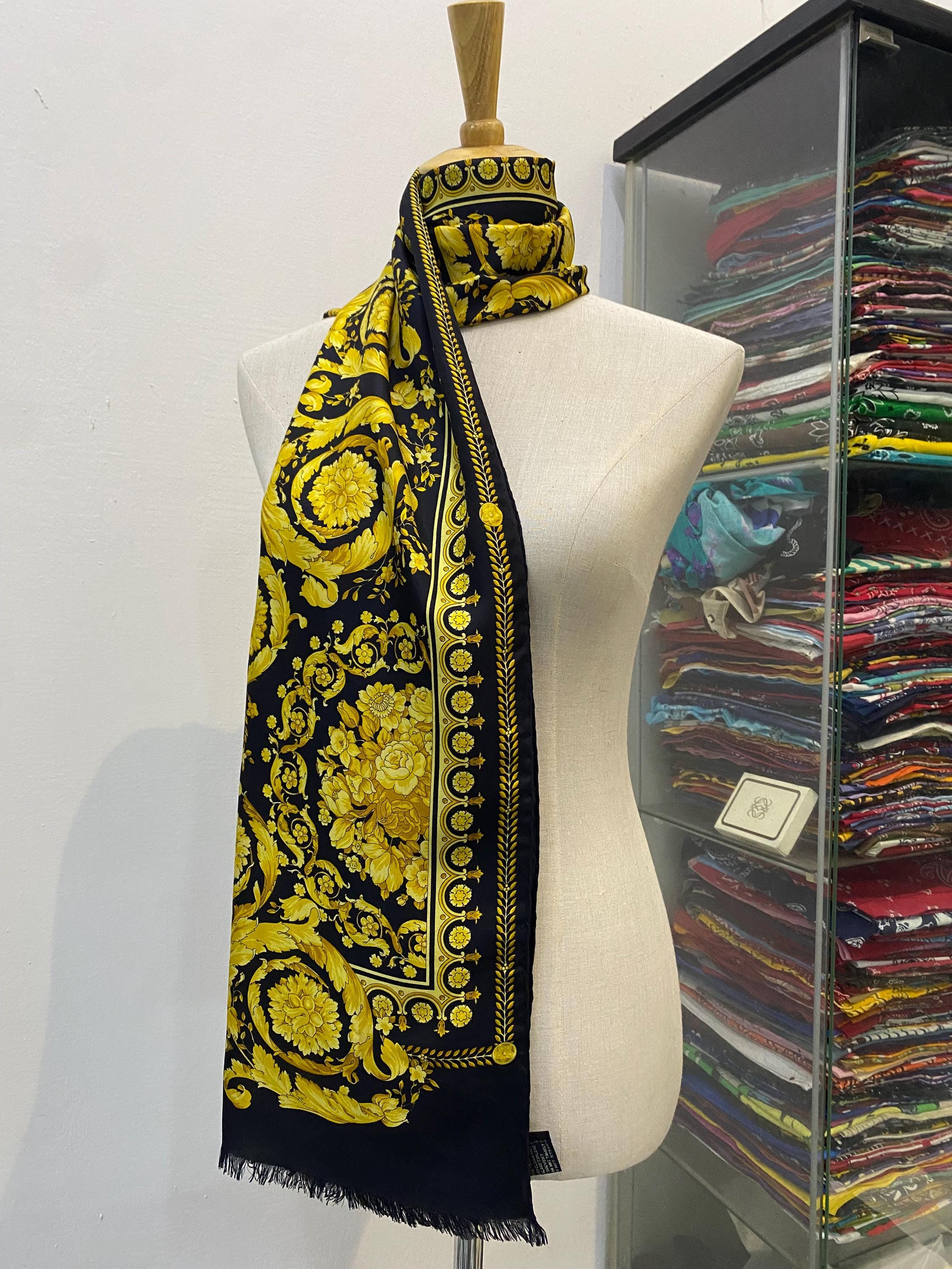 Vintage versace scarf - Etsy 日本