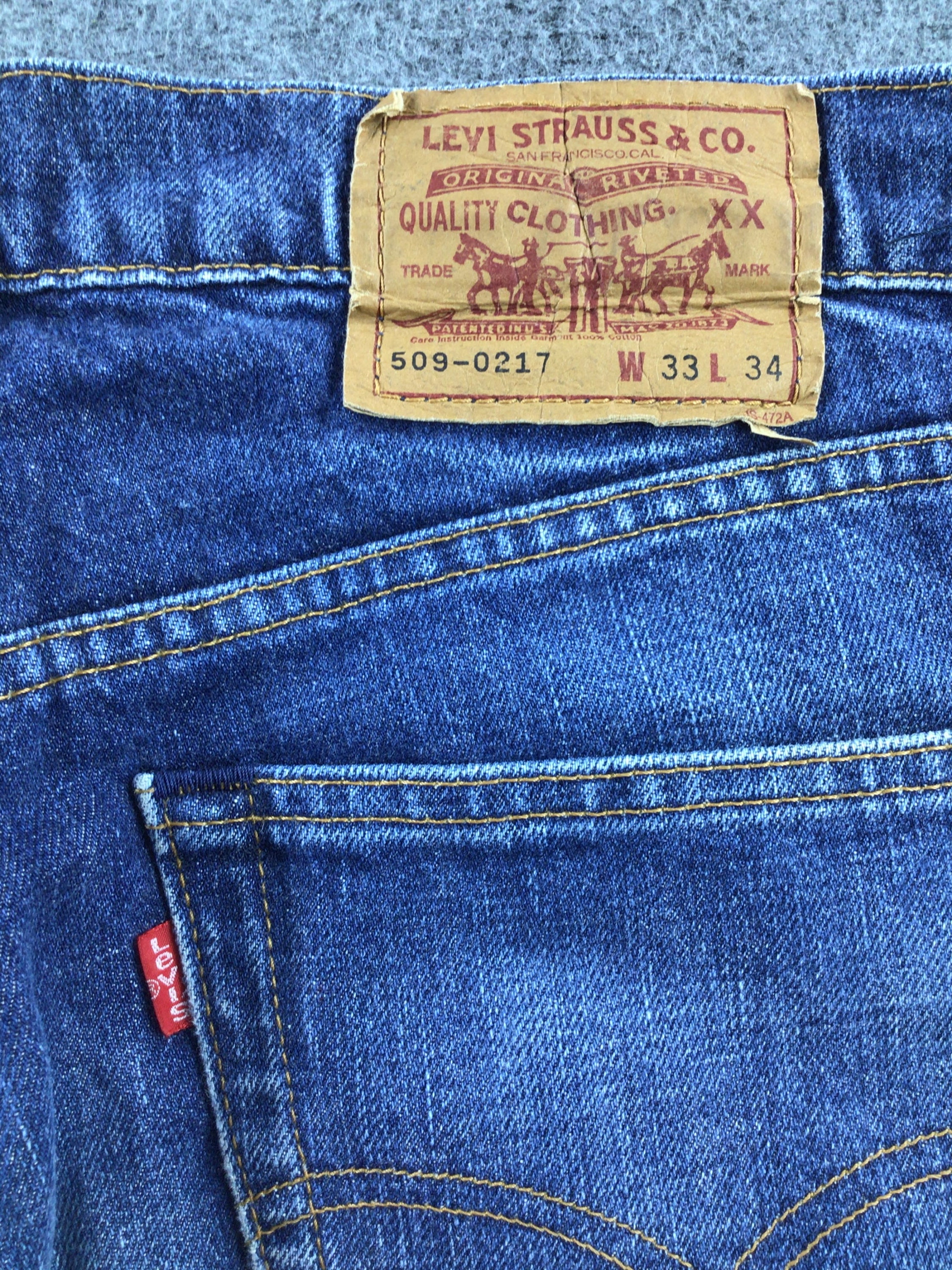 levis 509 fit