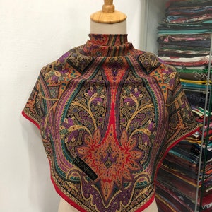Vintage Yves Saint Laurent Silk Scarf Yves Saint Laurent Silk Muffler Yves Saint Laurent Silk Neck Scarf Yves Saint Laurent Silk Neck Warmer