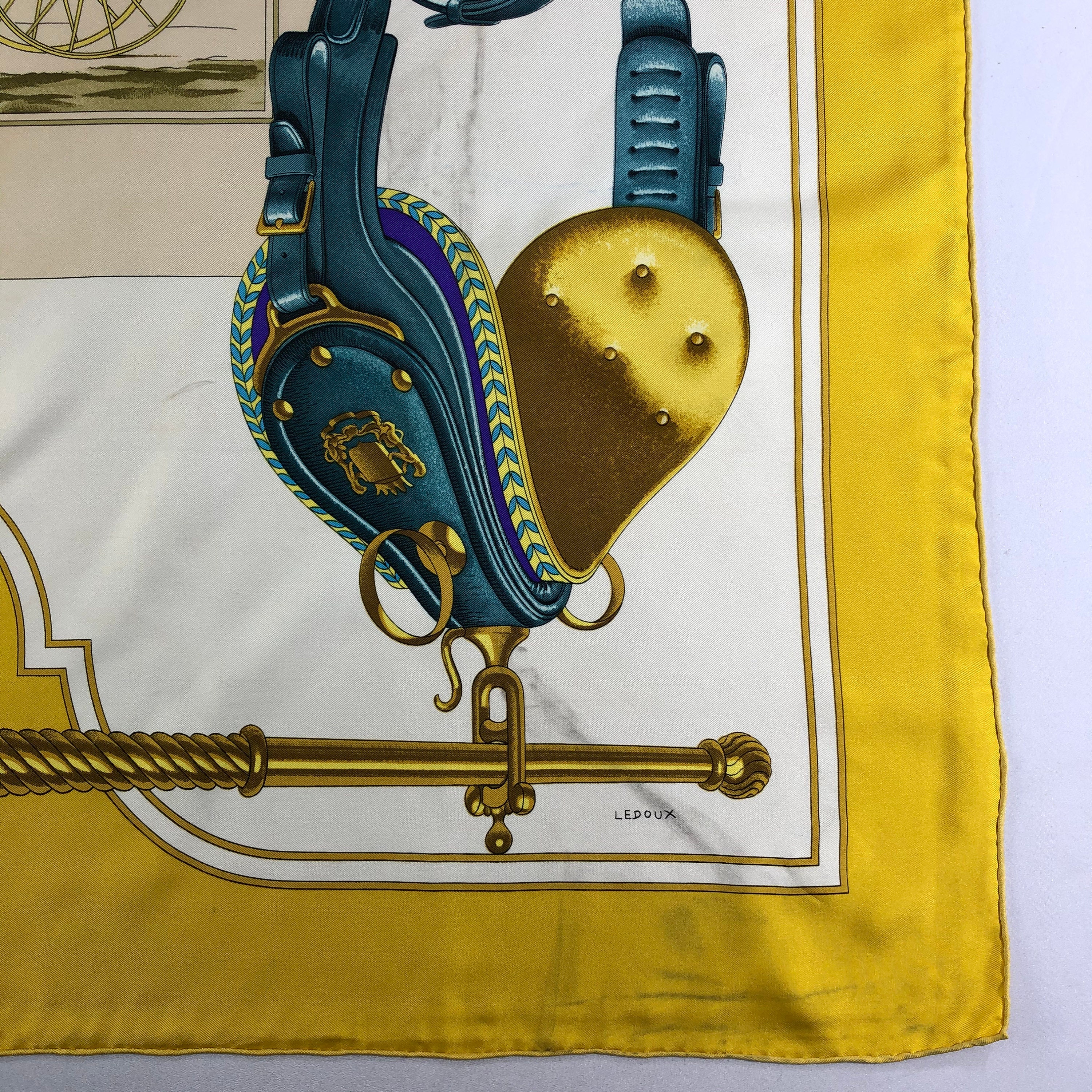Vintage Hermes Carrick a Pompe Silk Scarf Vintage Hermes Key Scarf