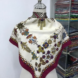 Vintage Hermes Scheherazade By Henri d’Origny Silk Scarf Hermes Scheherazade Silk Scarf Hermes Square Scarf Hermes Silk Shawl