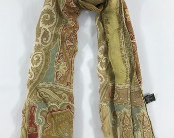 Etro Scarf Muffler Neckwear Multicolor scarf Luxury Scarf Lambswool scarf Cashmere Scarf
