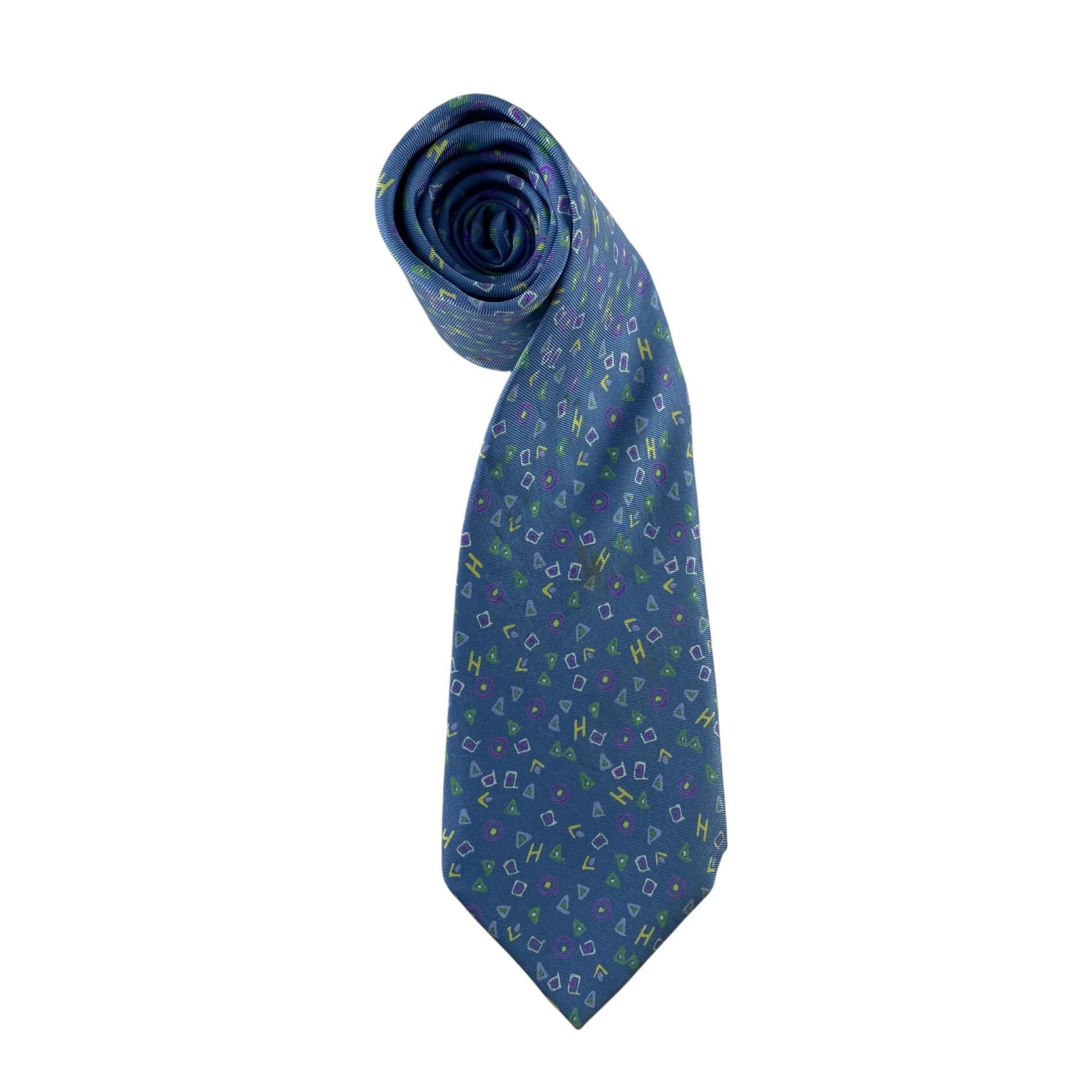 Vintage Hermès Paris Silk Tie 5044 PA, Authentic Hermès Neck Tie