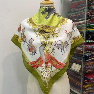 Gold hermes scarf - Etsy 日本