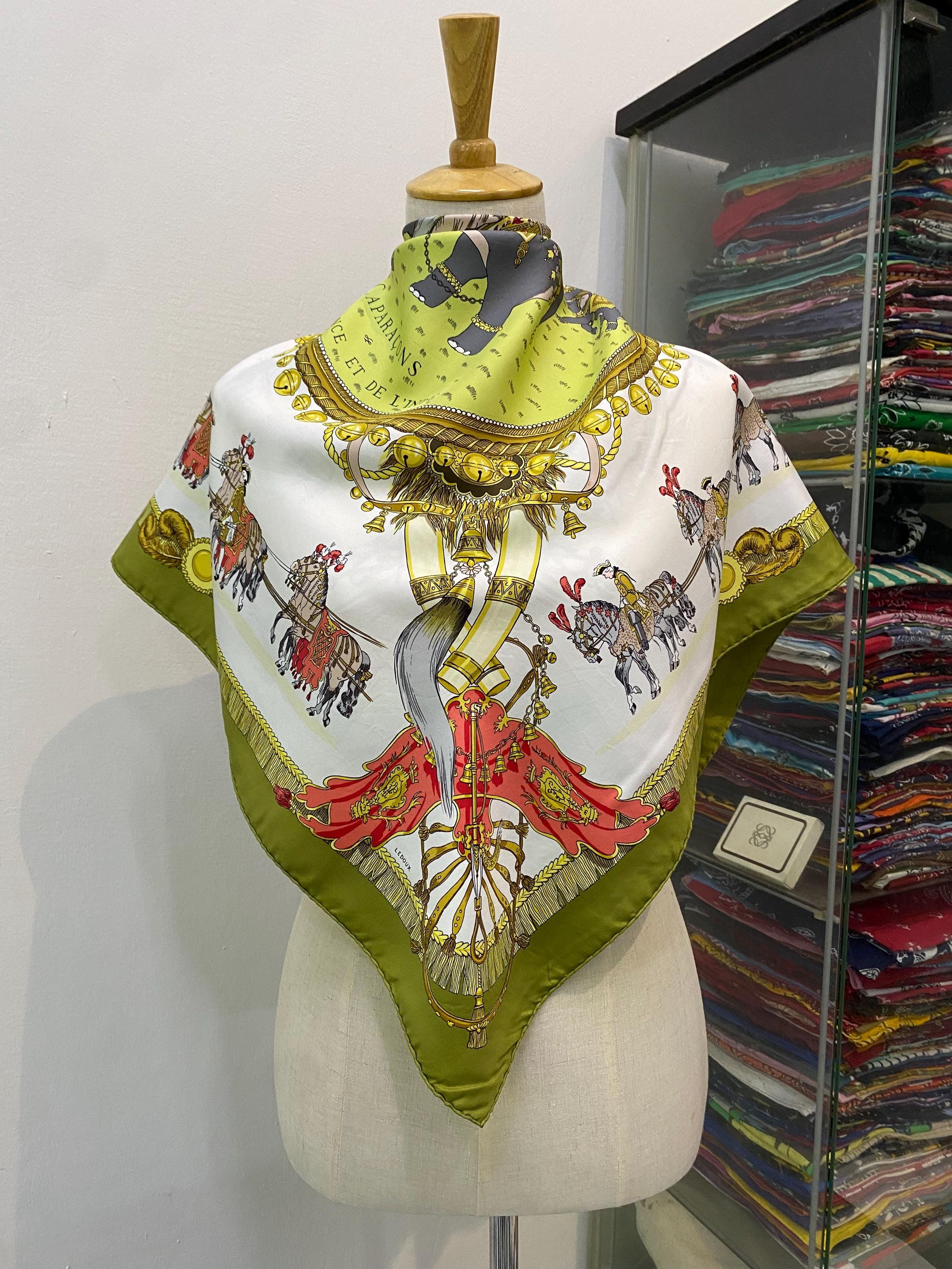 Gold hermes scarf - Etsy 日本