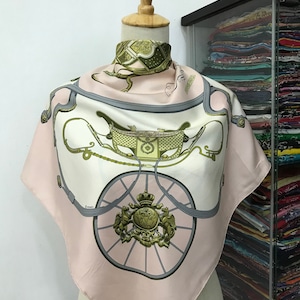 Vintage Hermes Springs Silk Scarf by Philippe LeDoux Hermes 34x34 Hermes Silk Scarf Hermes Springs Scarf Hermes Square Scarf