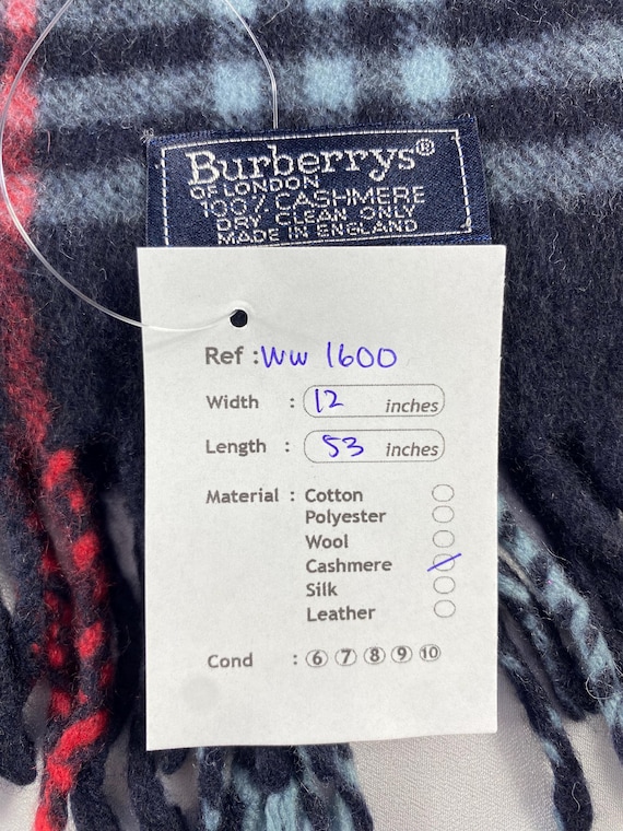 Vintage Burberry Scarf Burberry Cashmere Scarf Vintage Burberry