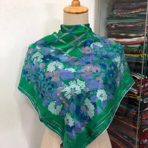 Vintage Lanvin Silk Scarf Lanvin Silk Muffler Vintage Lanvin Silk Neck Scarf Vintage Lanvin Head Scarf Lanvin Silk Shawl