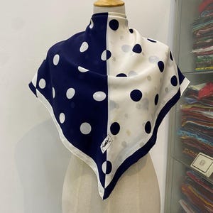 Vintage Yves Saint Laurent Silk Scarf Yves Saint Laurent Silk Muffler Yves Saint Laurent Silk Neck Scarf Yves Saint Laurent Silk Neck Warmer