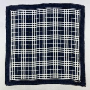 Vintage Burberry Handkerchief,  Burberry Bandana, Vintage Burberry Pocket Square, Burberry Scarf, Burberry Neck Scarf