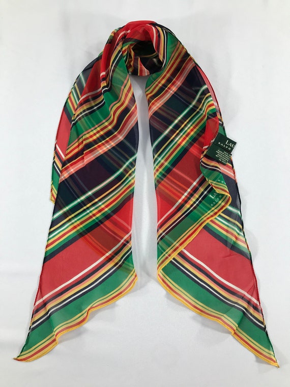 Vintage Ralph Lauren Silk Scarf Ralph Lauren Silk Shawl - Etsy Singapore