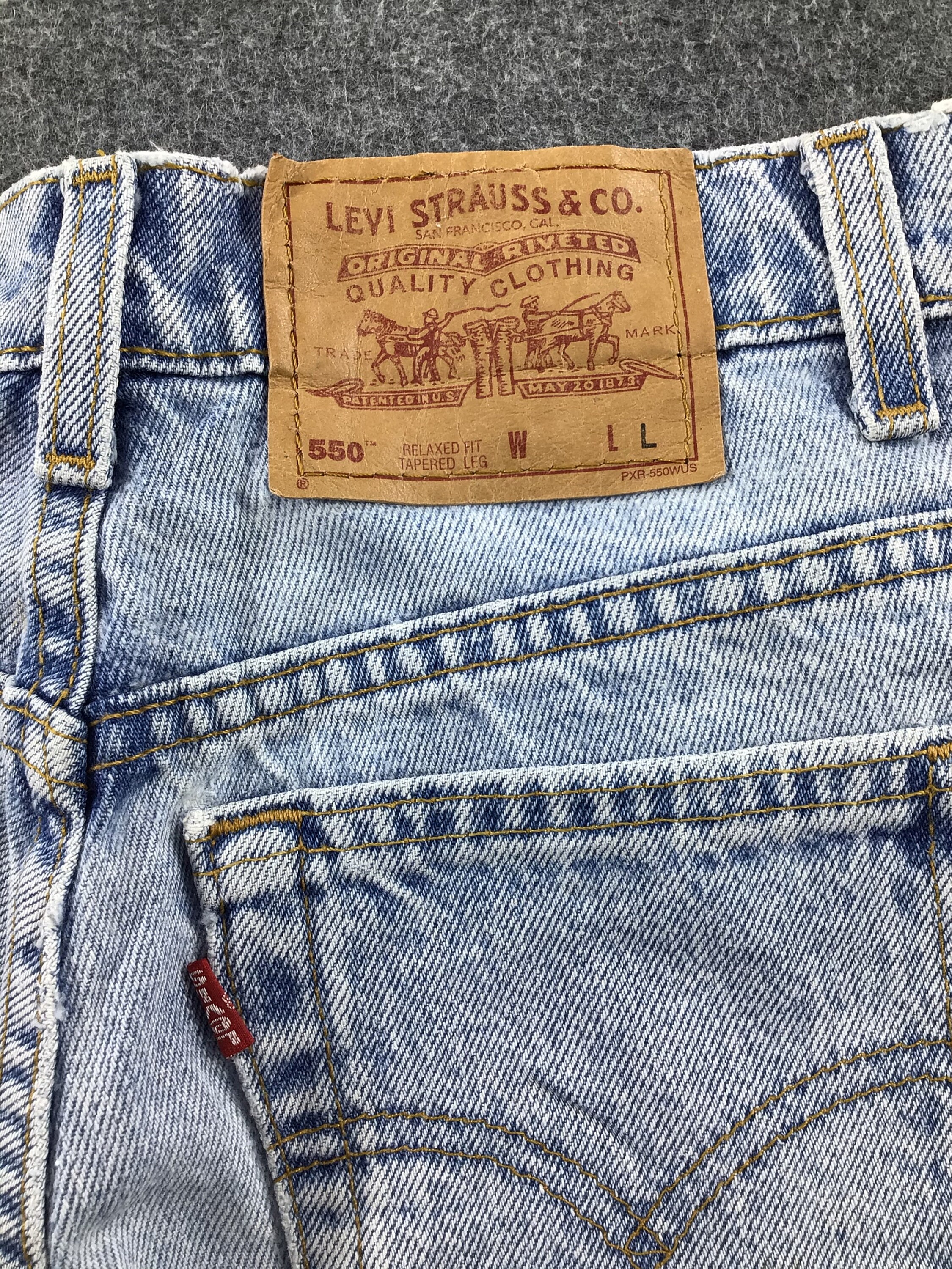 Vintage Levis 550 Jeans 28x28 Red Tab Faded Denim Grunge | Etsy