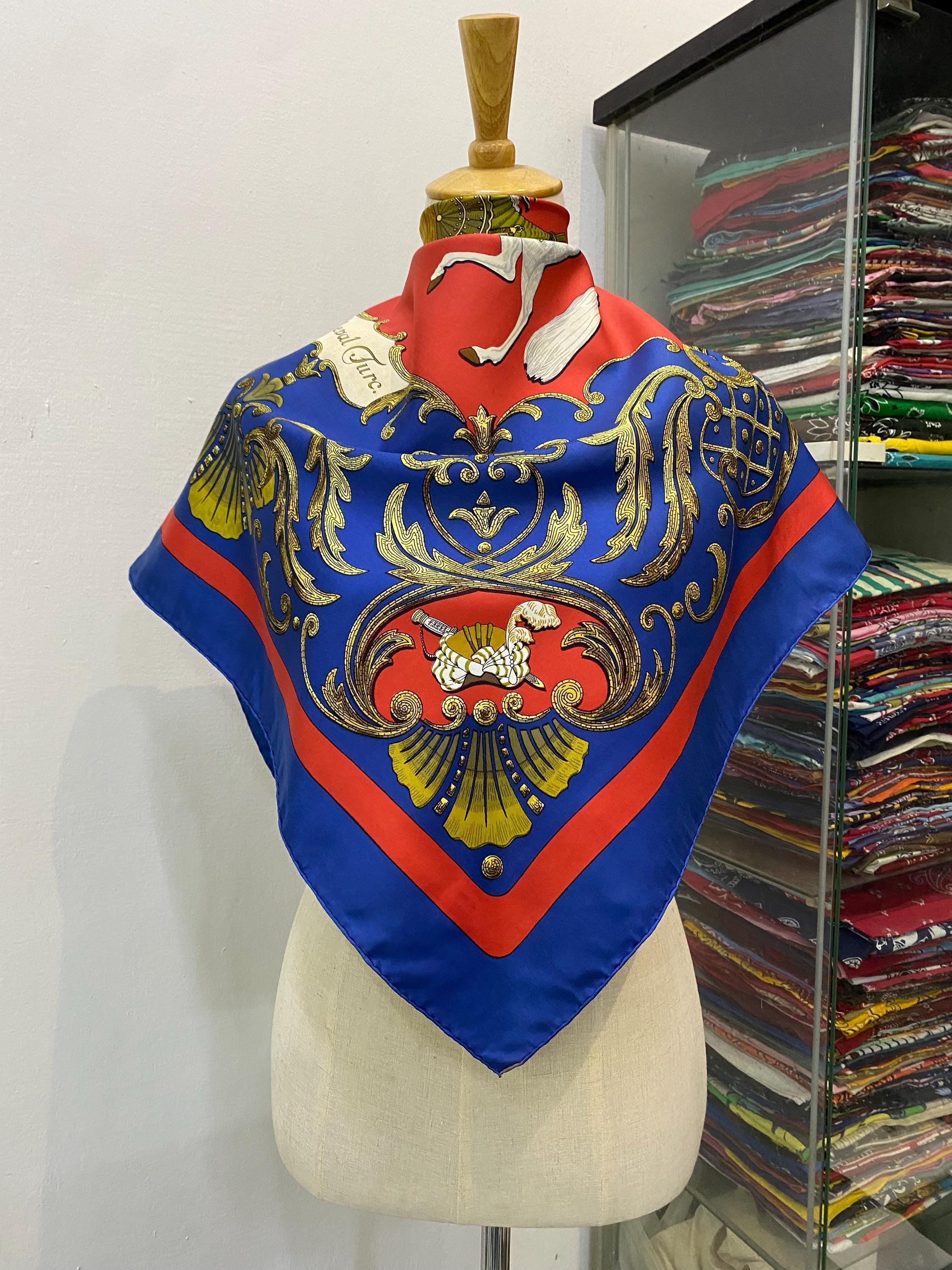 Vintage Hermes Cheval Turc Silk Scarf Hermes Silk Scarf Vintage