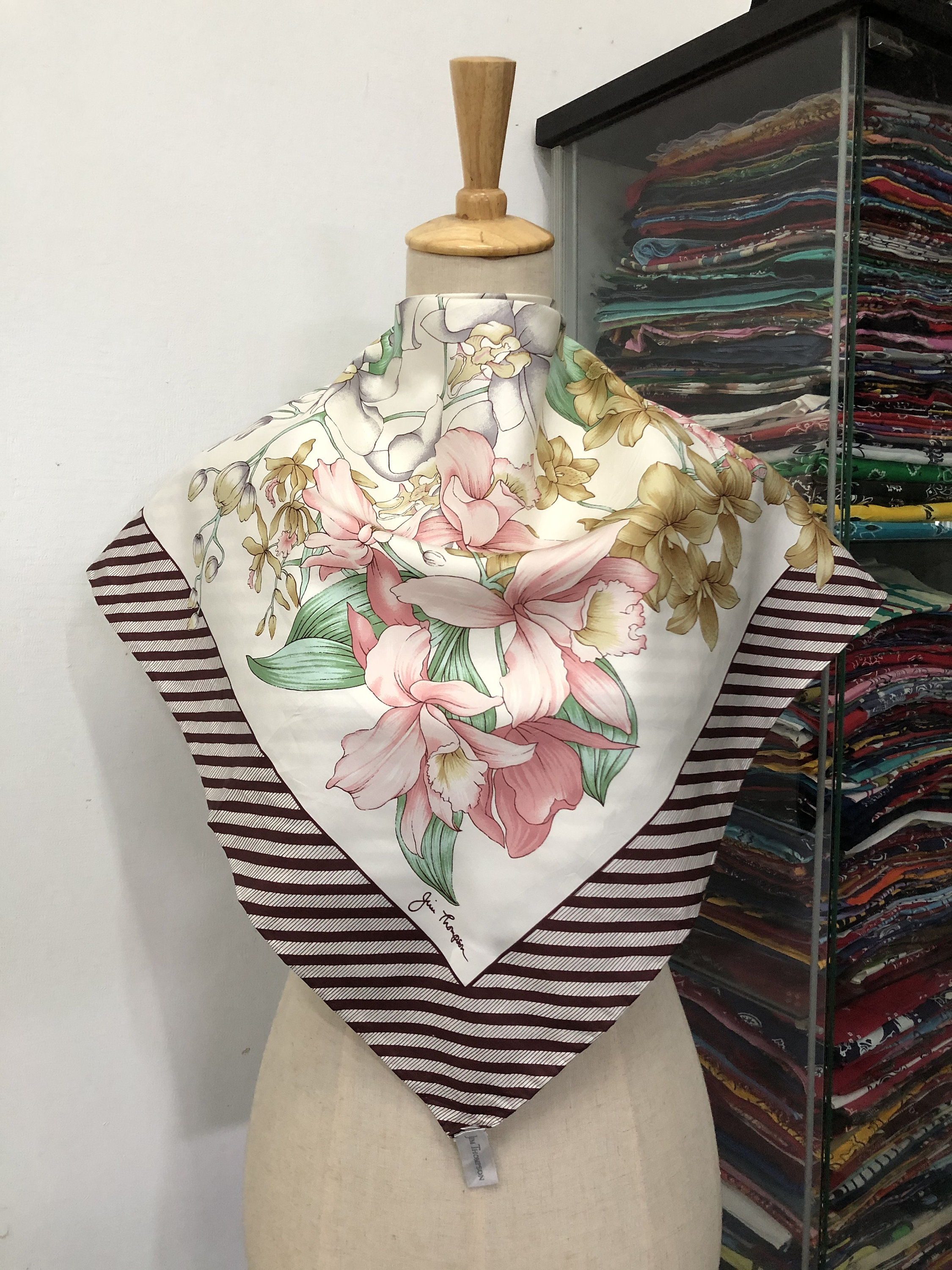 Jim thompson store silk scarf