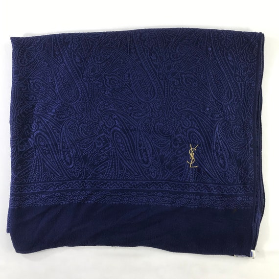 Vintage Yves Saint Laurent Silk Scarf Yves Saint … - image 2