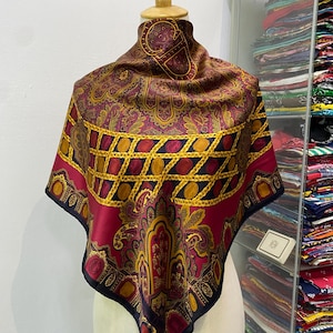 小物 Jean Paul GAULTIER/100% silk scarf/VTG Vintage Jean Paul Gaultier Silk Scarf, Gaultier Homme Scarf