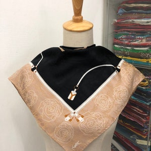 Vintage Yves Saint Laurent Silk Scarf Yves Saint Laurent Silk Muffler Yves Saint Laurent Silk Neck Scarf Yves Saint Laurent Silk Neck Warmer