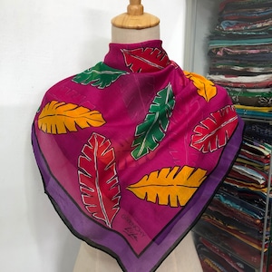 Vintage Givenchy Silk Scarf Givenchy Neck Scarf Givenchy Silk Muffler Givenchy Big Logo Givenchy Neck Warmer Givenchy Silk Shawl