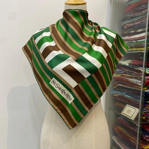 Yves saint laurent scarf - Etsy 日本