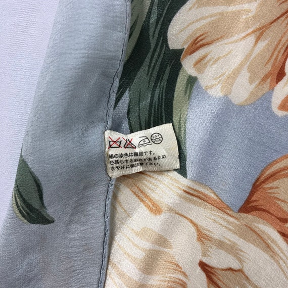 Vintage Pretty Printed Silk Scarf  Selected by Anna Corinna
