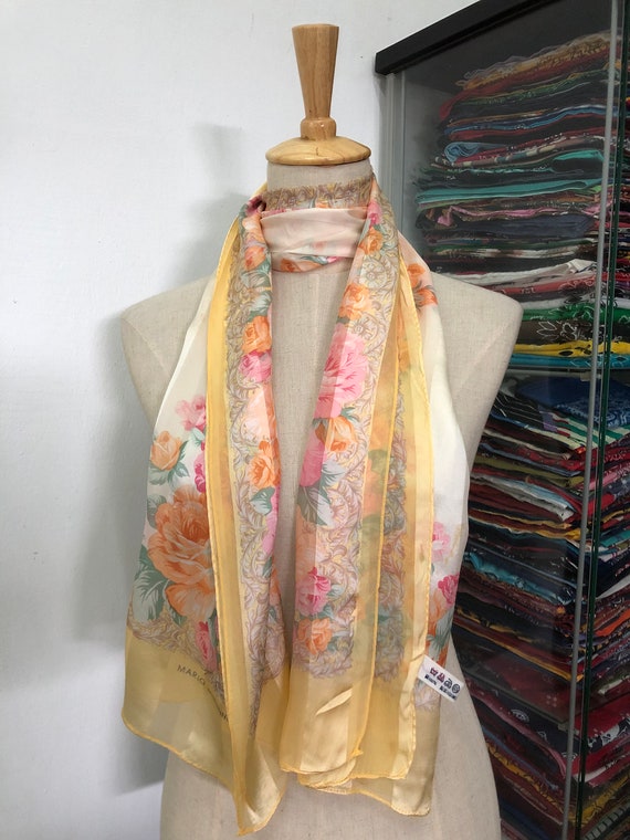 Vintage valentino silk scarf - Gem