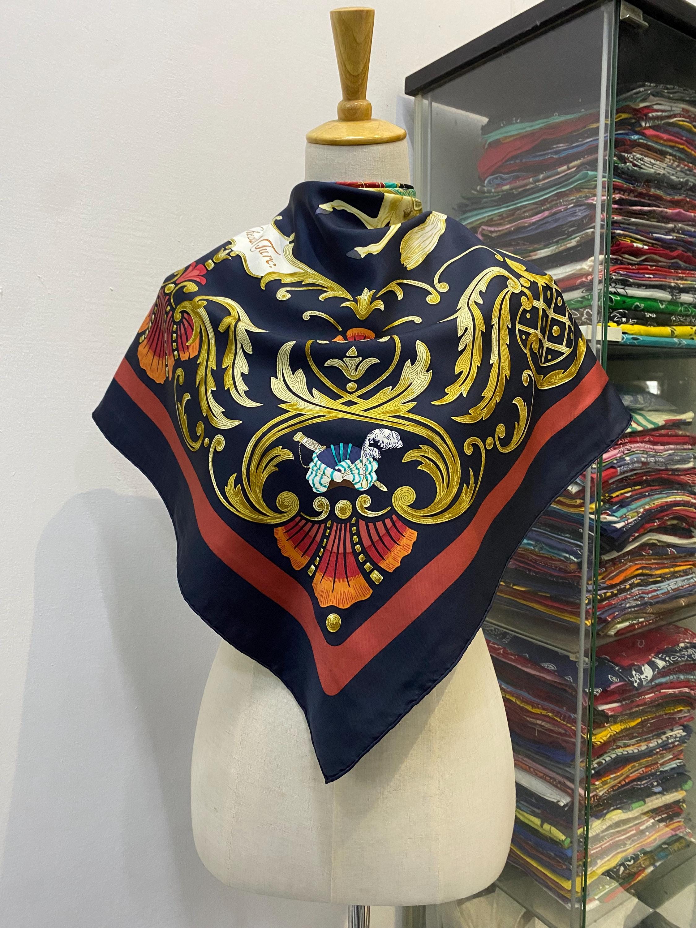 ヴィンテージ エルメス シュヴァル・テュルク シルクスカーフ エルメス