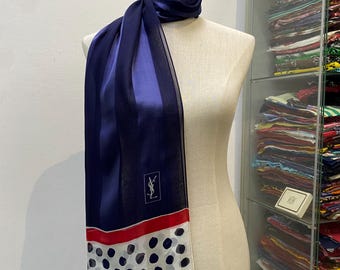 Vintage Jean Paul Gaultier Silk Scarf, Gaultier Homme Scarf