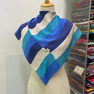 Vintage Yves Saint Laurent Silk Scarf Yves Saint Laurent Silk Muffler Yves Saint Laurent Silk Neck Scarf Yves Saint Laurent Silk Neck Warmer