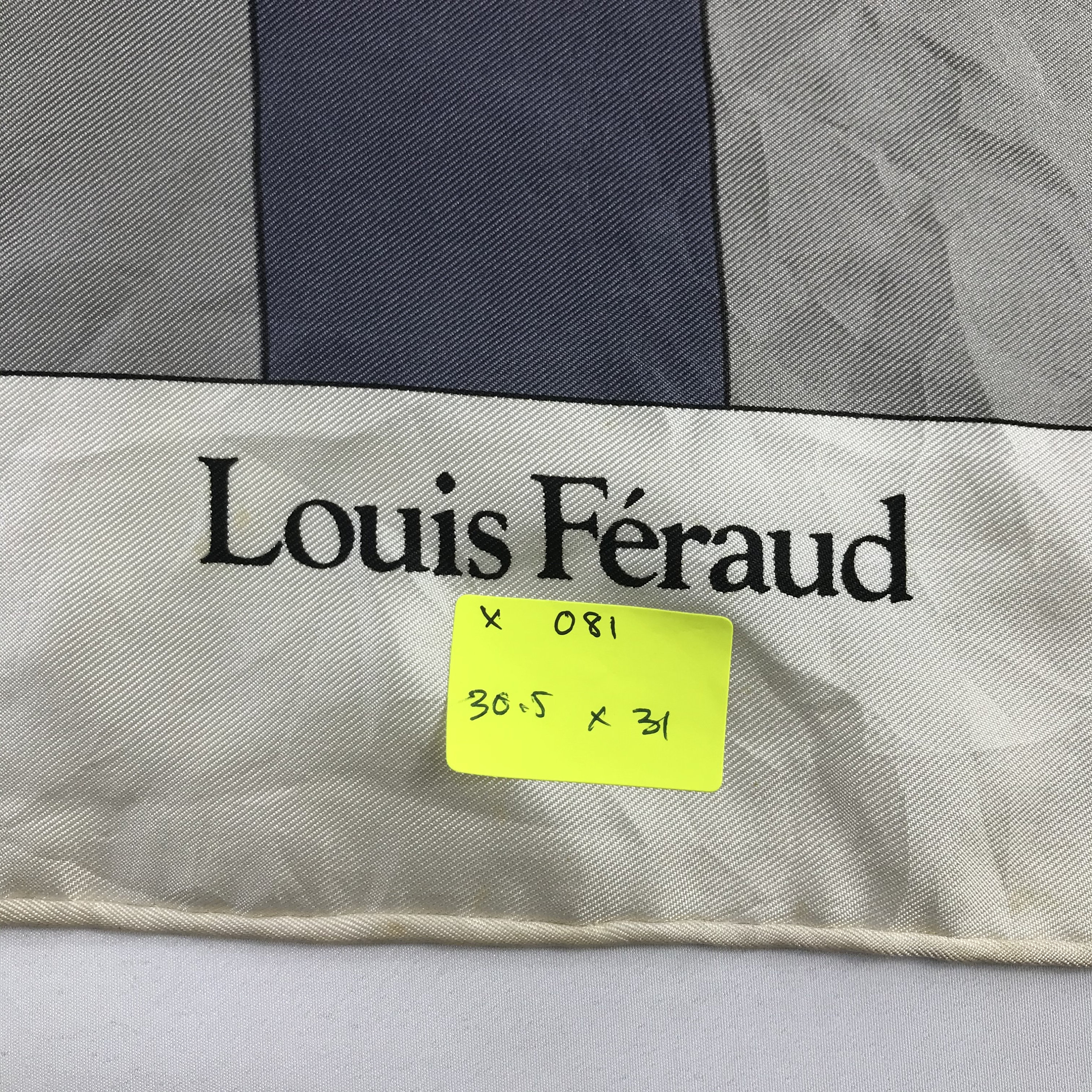 Vintage Louis Feraud Silk Scarf Louis Feraud Silk Muffler -  Israel