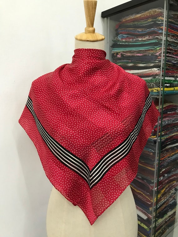 Calvin klein red scarf online